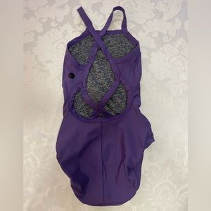 Five dancewear purple leotard